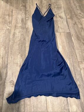 Blue Slip Dress - size M